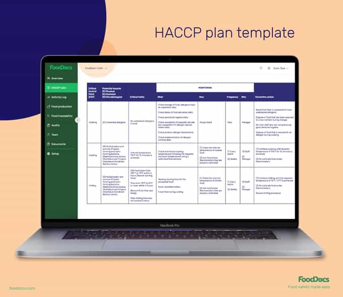 HACCP_template in FoodDocs