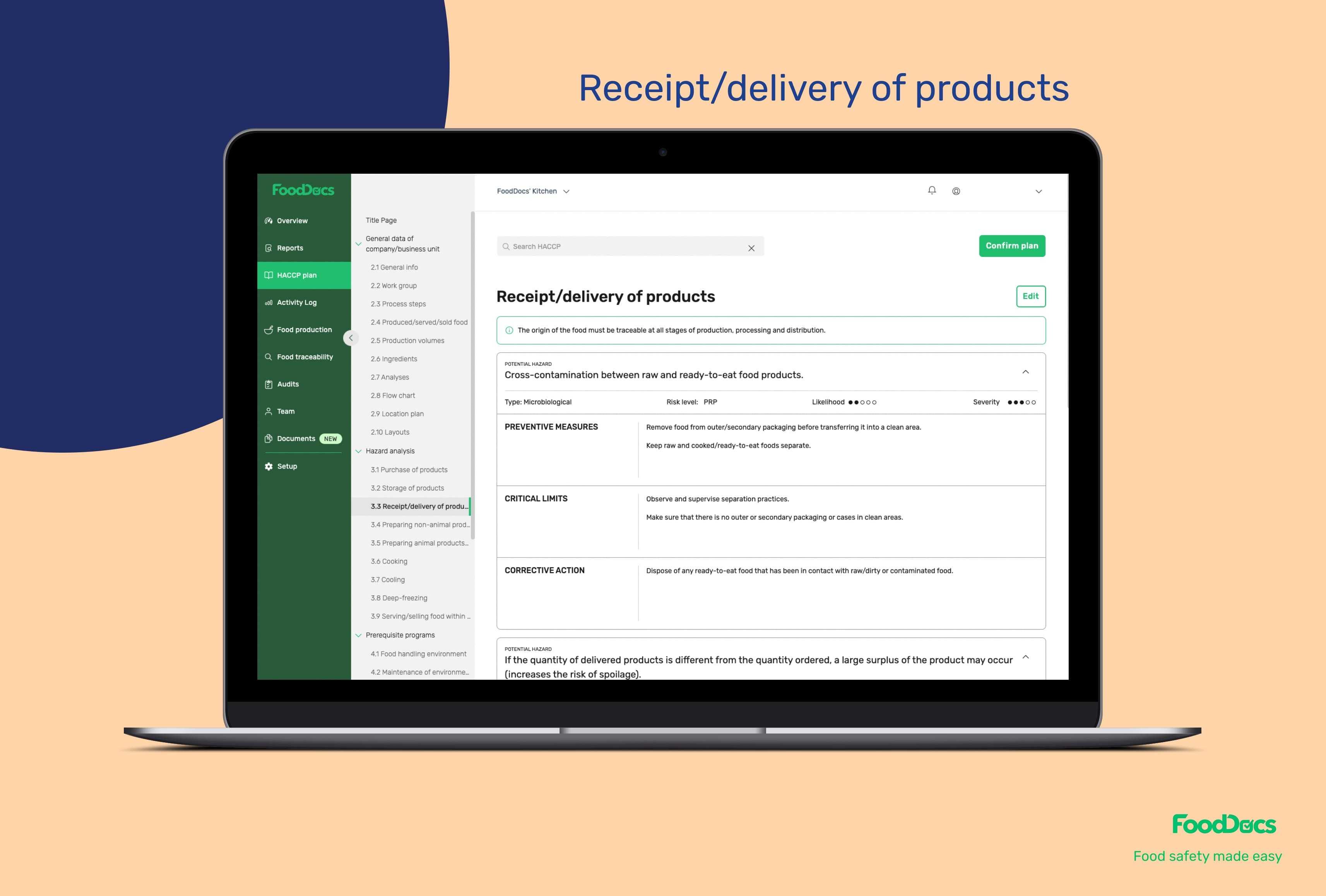 Receipt_delivery of products feature FoodDocs