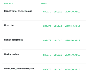 Creating HACCP layouts