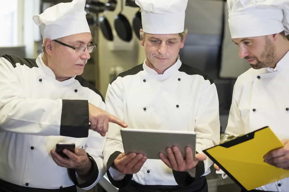 chefs doing haccp training online