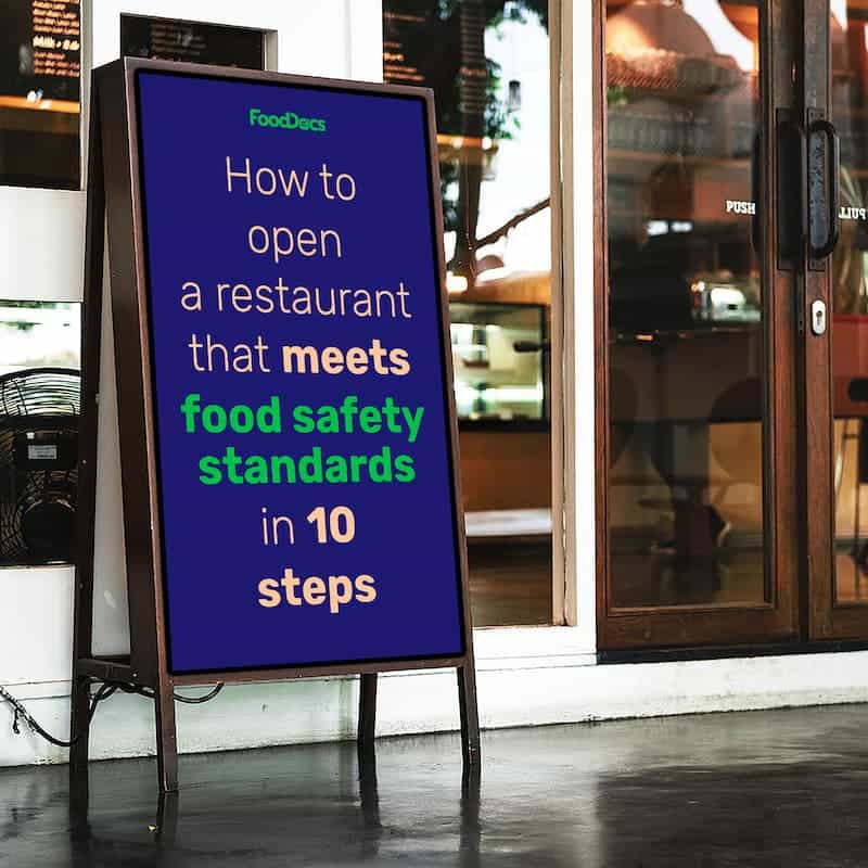opening a restaurant that meets food safety standards