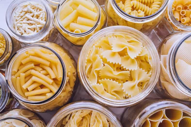 storage gluten free pasta separately to avoid cross contact